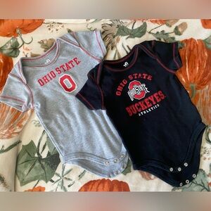 Ohio State 12M Onesies
